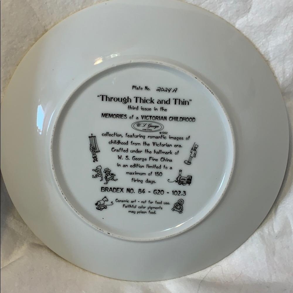 PLATE #3 Through Thick And Thin Of Childhood Collector Plate NEW - Picture 3 of 8